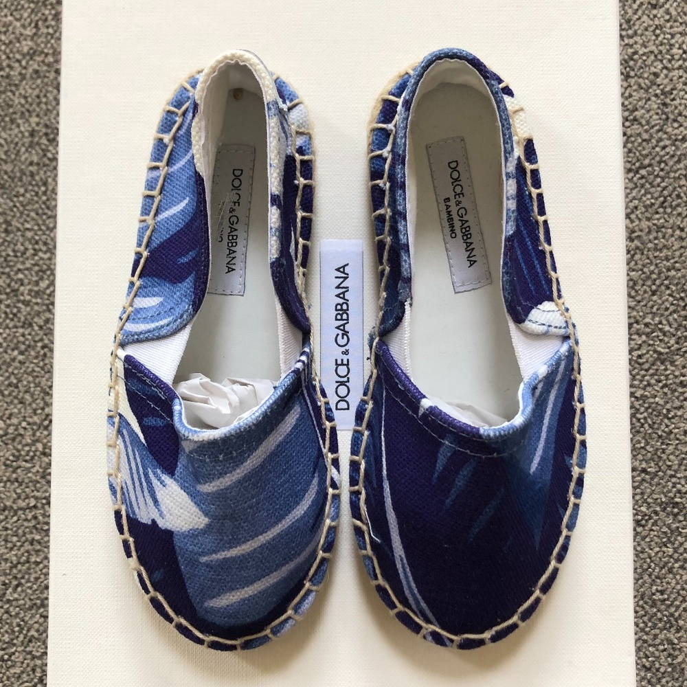 Dolce and Gabbana Bambino Espadrilles New in Box